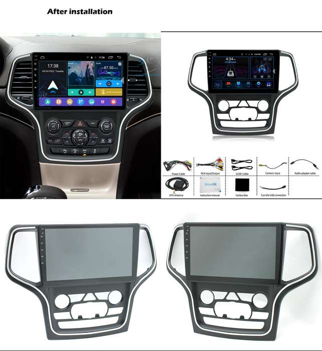 Car Radio For Jeep Grand Cherokee 2013-2020 Apple Carplay Android Auto Head Unit