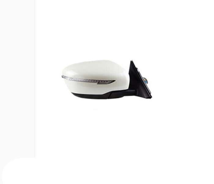 Side View Mirror Assembly 9 Pins White Right For 14-19 Nissan X-trail Rogue