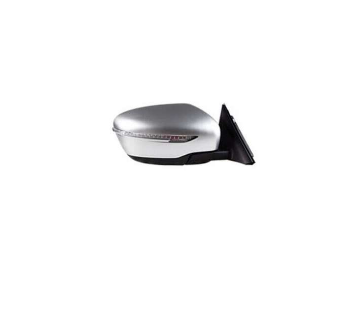 Side View Mirror Assembly 7 Pins Silver Right For 14-19 Nissan X-trail Rogue