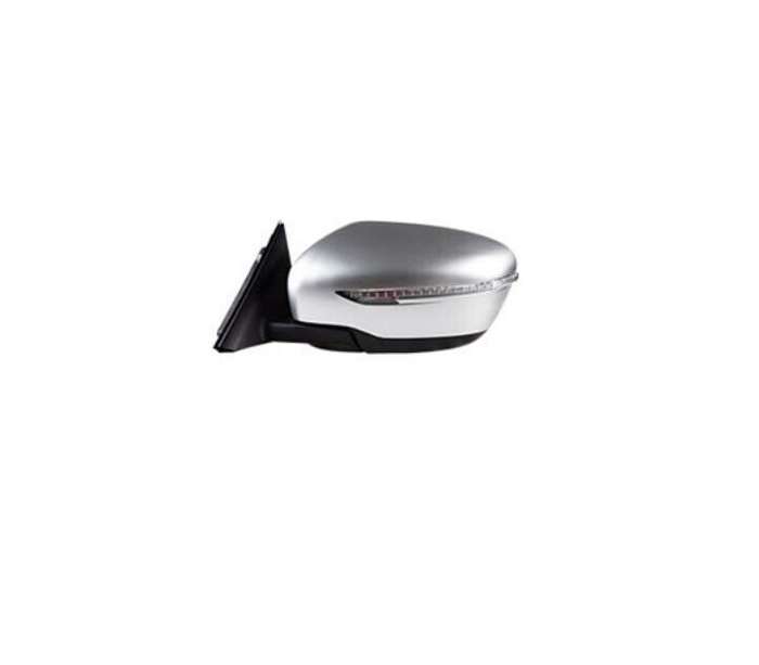 Side View Mirror Assembly 7 Pins Silver Left Side For 14-19 Nissan X-trail Rogue