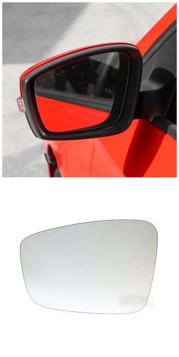 Side View Mirror Glass Heating Left 1PC For 2015-2020 Skoda Fabia Rapid Car