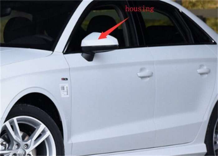 For 14-20 Audi A3 Side View Mirror Housing Factory Direct Hot Sale White Left