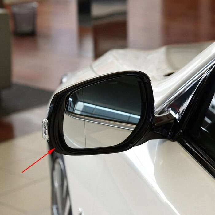 Left Black Front Side Mirror Housing Frame For 2015-2022 Infiniti Q50 Sedan