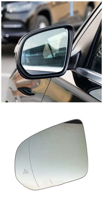 Side View Mirror Glass Heated Blind Spot Left For Mercedes-Benz GLE W167 W464