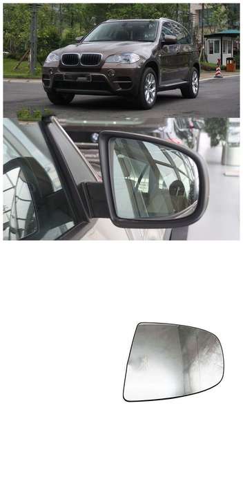Side View Mirror Glass Heating Right 1PC For 2007-2014 BMW X5 E70 X6 E71 E72