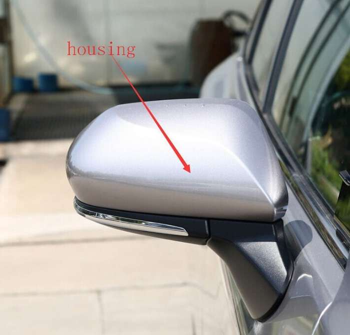 Silver Side View Mirror Housing Markdown Right For 2019-2023 Toyota Avalon Sedan