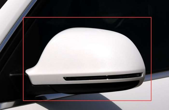 For 13-16 Audi Q3 84B Side View Mirror Assembly 10 Pins High Quality Left White