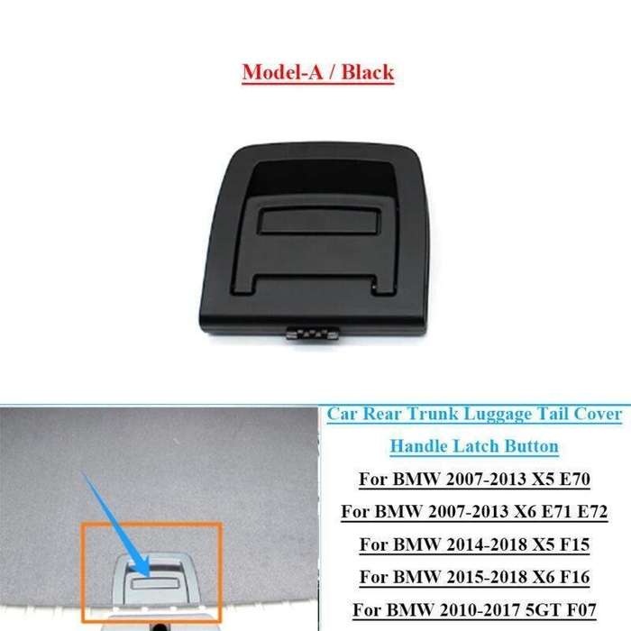 A Car Rear Trunk Luggage Tail Cover Handle ?For BMW X5 X6 E70 E71 F15 F16 F07 B