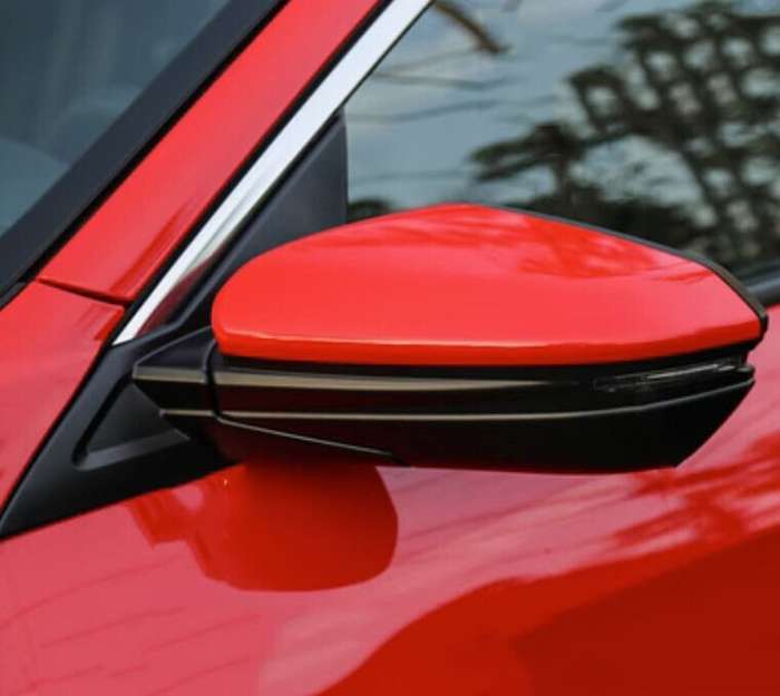 Side View Mirror Assembly 7 Pins Red Left Hot Sale For 2016-2020 Honda Civic
