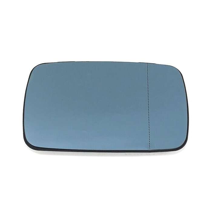 Blue Side View Mirror Glass Heating Both For 2001-2004 BMW 3 5 Series E39 E46