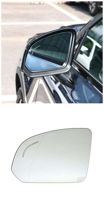 Side View Mirror Glass Heating Blind Spot Left 1PC For 2020-2022 Volvo XC40
