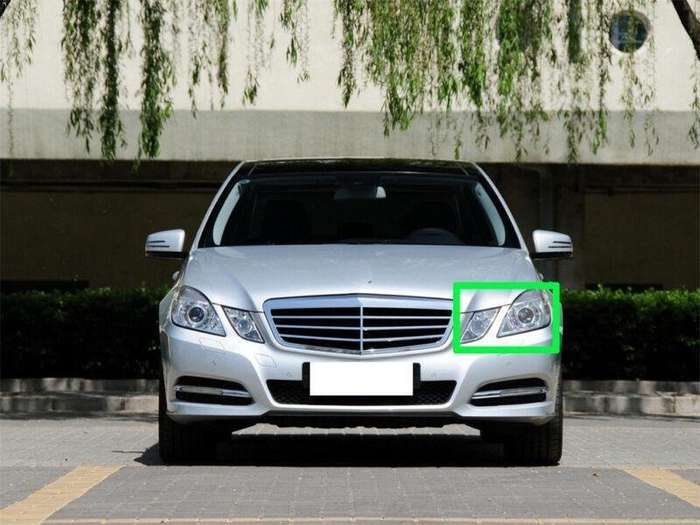 For 2009 2010 2011 2012 Benz E-Class Left Side Headlight Headlamp Lens Cover