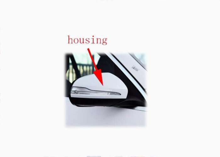Side View Mirror Housing Markdown Sale White Right For 16-23 Benz GLC Class C253