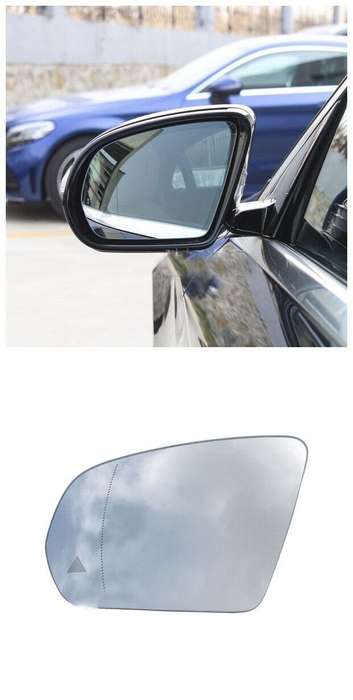 Side View Mirror Glass Heating Blind Spot Left For Mercedes-Benz W205 W213 W253