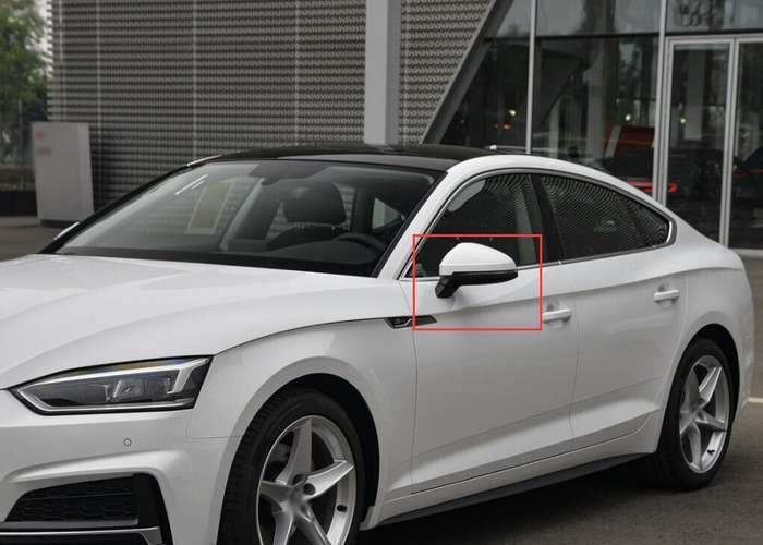 For 17-20 Audi A5 F5A Side View Mirror Assembly 15 Pins Brand New Left White