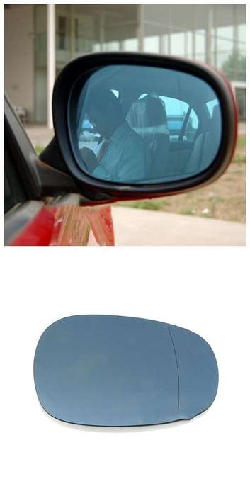 Blue Side View Mirror Glass Heating Right For 2009-2011 BMW 1 3 Series E82 E87