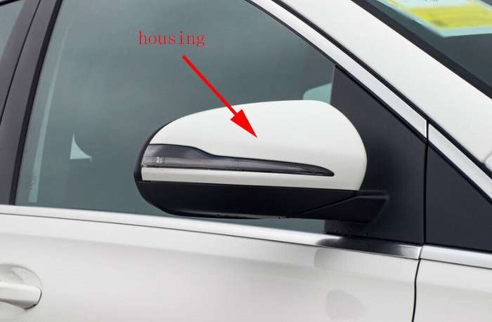 Side View Mirror Housing Markdown White Right For 2019-2022 Benz B Class W247