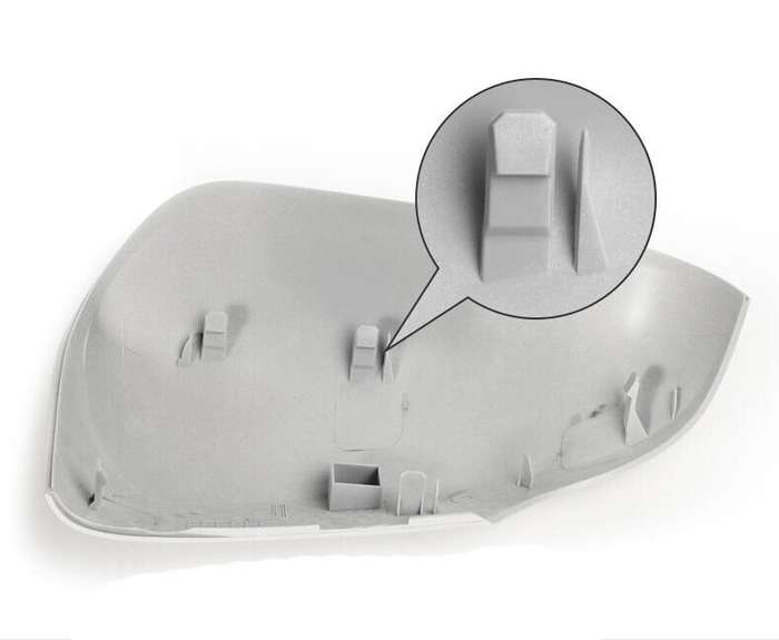 For 2014-2018 Toyota Corolla Side View Mirror Housing White Left Factory Direct