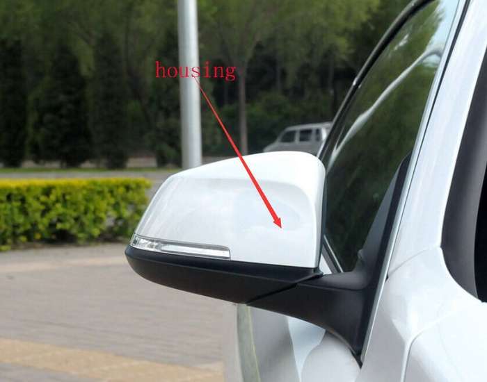 Side View Mirror Housing Markdown New White Right For 13-17 BMW 4 Series F32