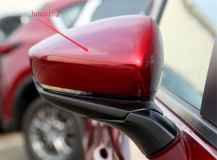 For 2020-2021 Mazda Axela Side View Mirror Housing Red Right Factory Direct