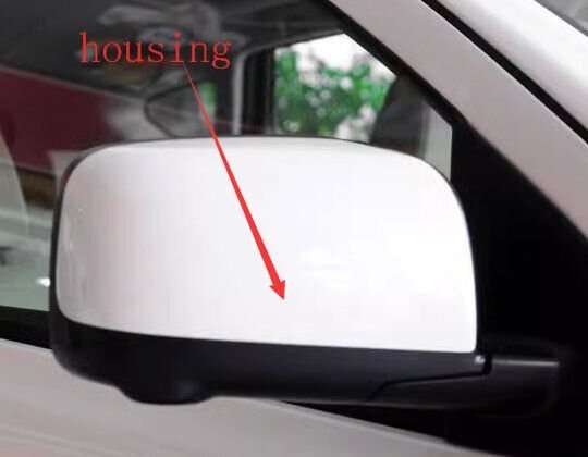 Side View Mirror Housing Part White Right 1X For 08-15 Nissan Qashqai J10Z SUV