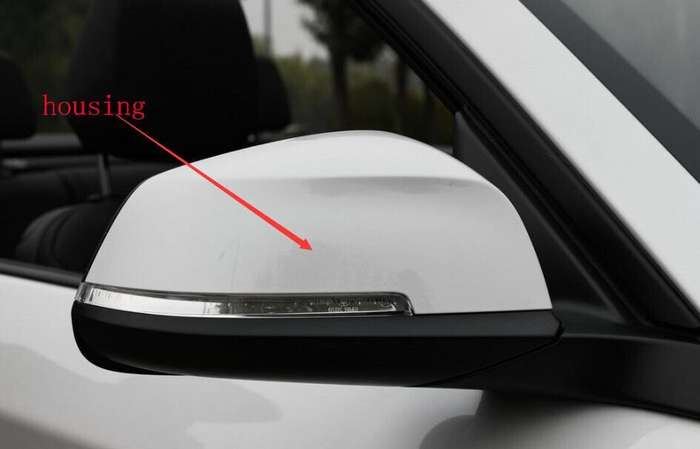 Side View Mirror Housing Markdown Part White Right For 14-17 BMW 2 Series F22