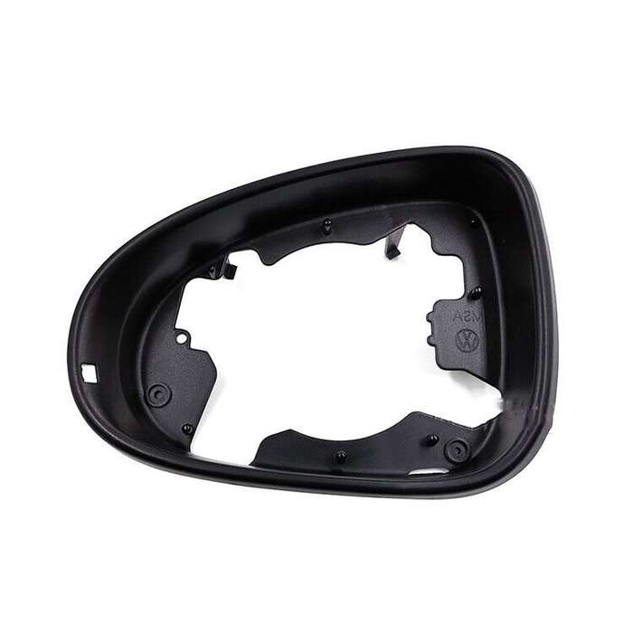 Left Black Front Side Mirror Housing Frame 1PC For 2011-2018 VW Touareg SUV