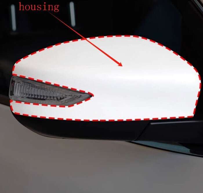 Side View Mirror Housing Part White Right 1X For 12-22 Nissan Sylphy B17Z Sedan