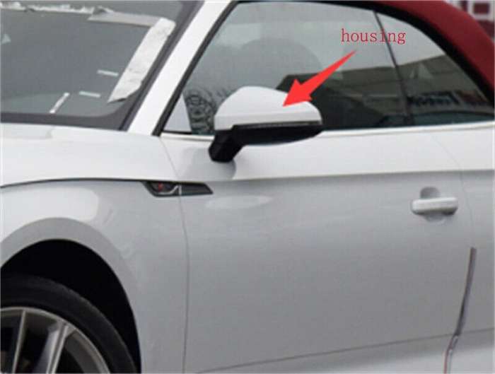 For 17-21 Audi A5 Side View Mirror Housing Factory Direct Hot Sale White Left