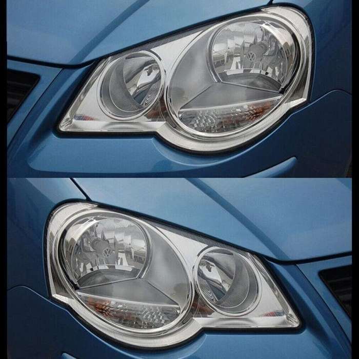 Left Right Headlight Lens Headlamp Cover Shell Cap For VW Polo 2006-2010 07 08