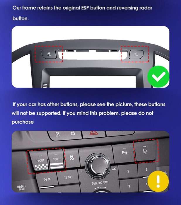 64GB Android Auto CarPlay For Vauxhall Insignia 2008-2013 DAB+ Radio Car Stereo