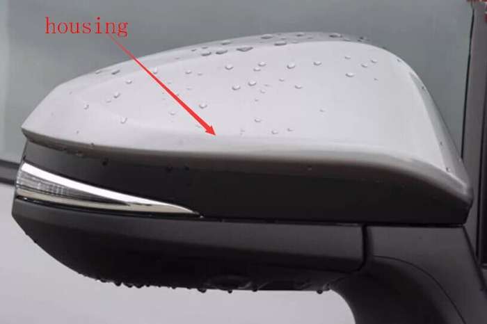 Side View Mirror Housing Part Dark Silver Right For 2021-2023 Toyota Venza SUV