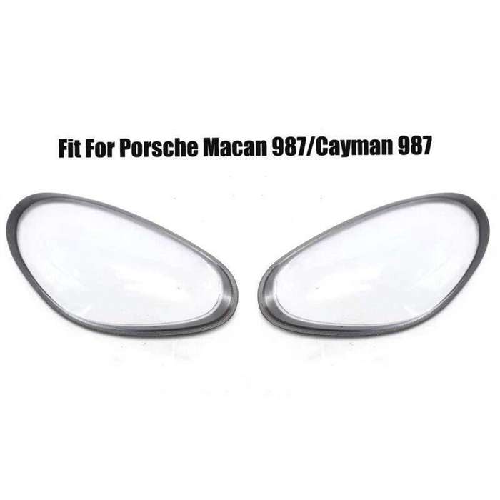 Headlight Headlamp Lens Cover Left Right Side For Porsche Macan Cayman 987 09-12