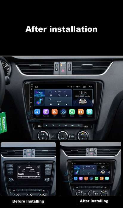 for Skoda Octavia 2013-2018 Car Stereo DAB+ Radio GPS Sat Nav BT Android CarPlay