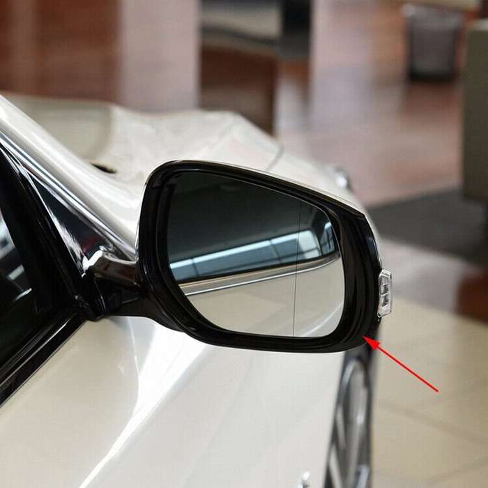 Right Black Front Side Mirror Housing Frame For 2015-2022 Infiniti Q50 Sedan