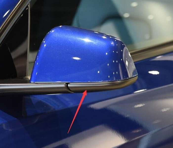 For 21-23 Tesla Model Y SUV Side View Mirror Lower Housing Left 1495593-00-A