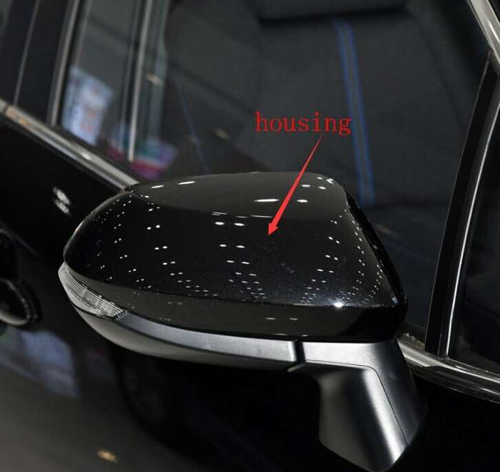 Side View Mirror Housing Part Black Right For 2014-2019 Toyota Levin E18 Sedan