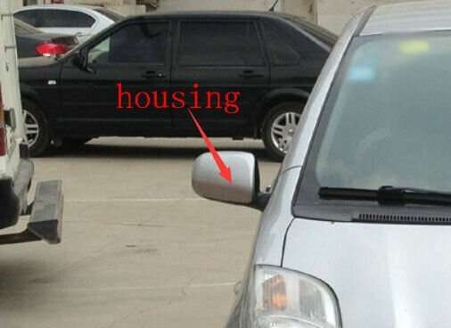 Side View Mirror Housing Silver Right For 2008-2013 Toyota Yaris P9 Hatchback