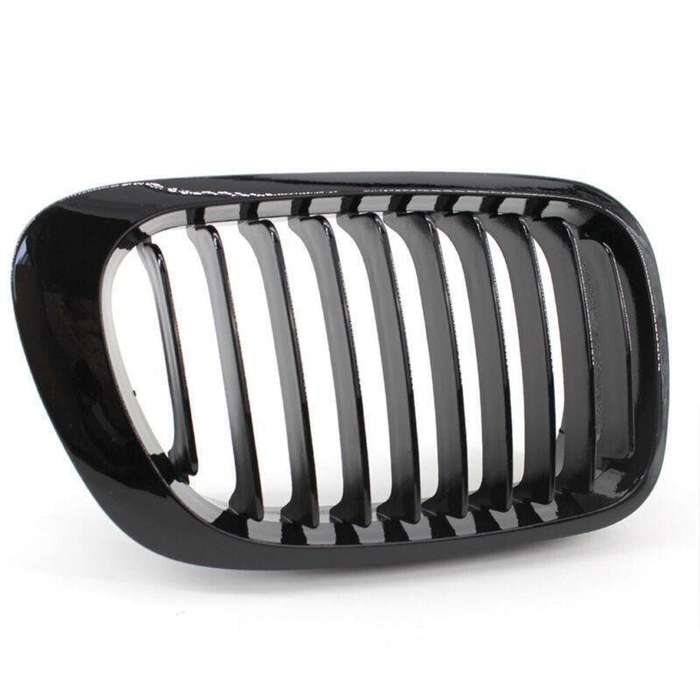Gloss Black Grill Front Center Kidney Grilles For BMW E46 2 Door Coupe 1999-2002