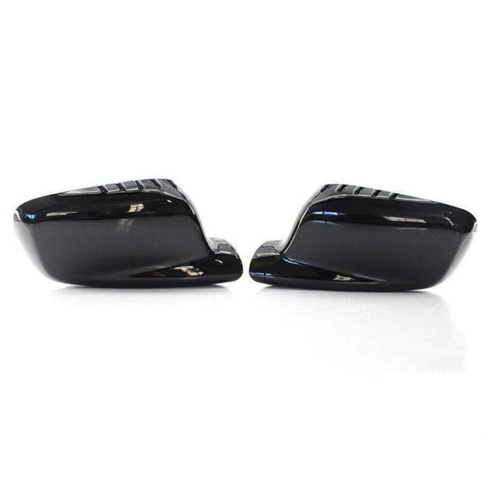 1Pair Glossing Black Mirror Cover for BMW E46 E65 E66 745i 750i 51167074235/6