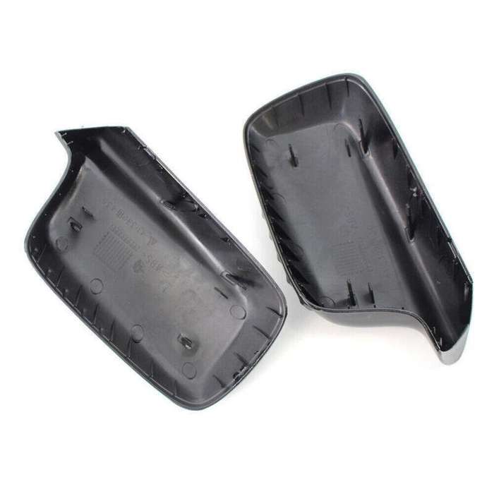 1Pair Glossing Black Mirror Cover for BMW E46 E65 E66 745i 750i 51167074235/6