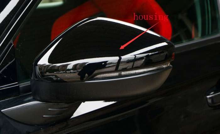 Side View Mirror Housing With Light Part Black Left For 2023 Honda Civic LF5