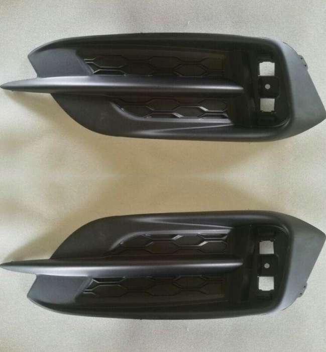 Pair Left Right Rear Fog Light Lamp Cover Frame For Honda Civic 2016 2017 2018