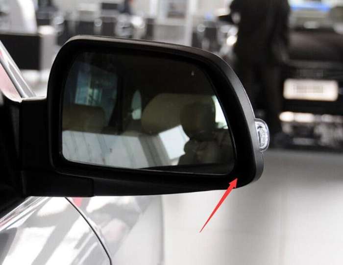 Right Black Front Side Mirror Housing Frame For 2009-2013 Hyundai Tucson SUV