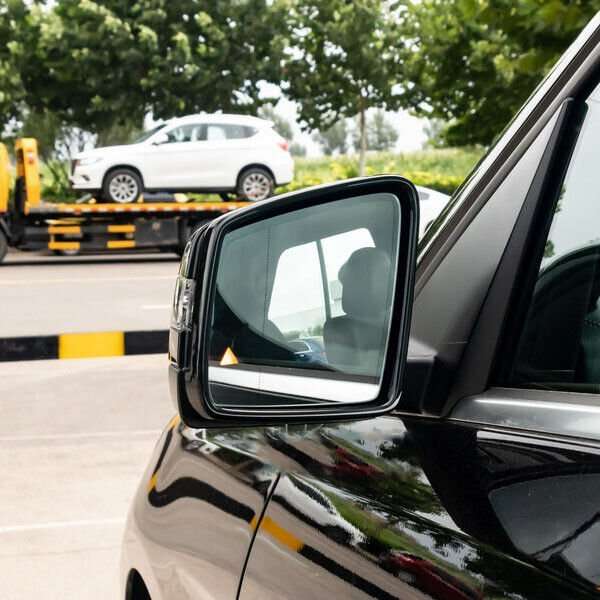 Side View Mirror Glass Heated Blind Spot Left 1PC For Mercedes-Benz W164 W166