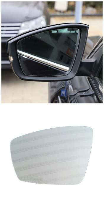 Side View Mirror Glass Heating Left 1PC For 2017-2020 Skoda Kodiaq Karoq Car