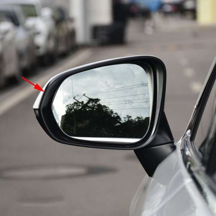 Left Black Front Side Mirror Housing Frame 1PC For 2015-2020 Lexus NX RX SUV