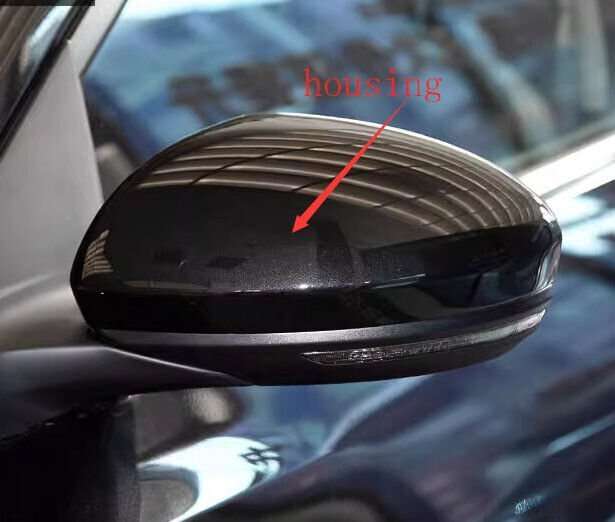 Side View Mirror Housing Part Black Left 1X For 19-23 Nissan Sylphy B18Z Sedan