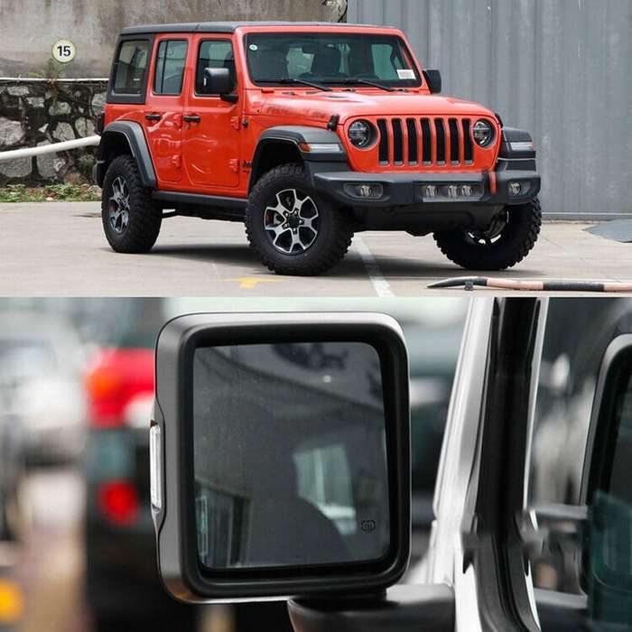Rear View Mirror Glass Heating Replacement Left For 2018-2021 Jeep Wrangler JL