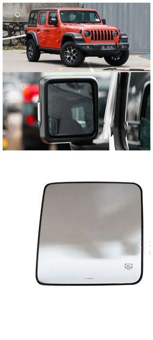 Rear View Mirror Glass Heating Replacement Left For 2018-2021 Jeep Wrangler JL